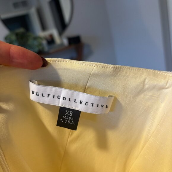 Bridal Mini Dress - Anthropologie Strapless Basque-Waist Ruffle-Hem Mini Dress - Picture 5 of 12